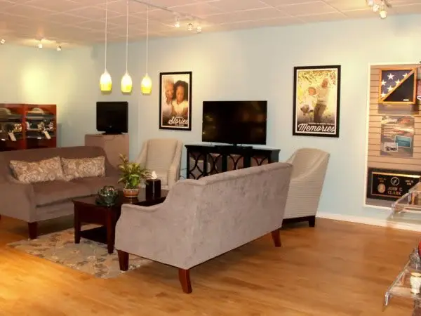 Lounge area with sofas and armchairs